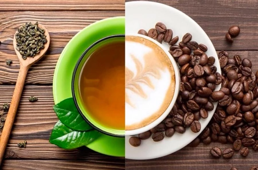 Té verde o café negro sin azúcar