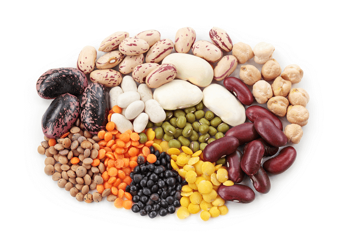 Legumbres ricas en proteínas y fibra
